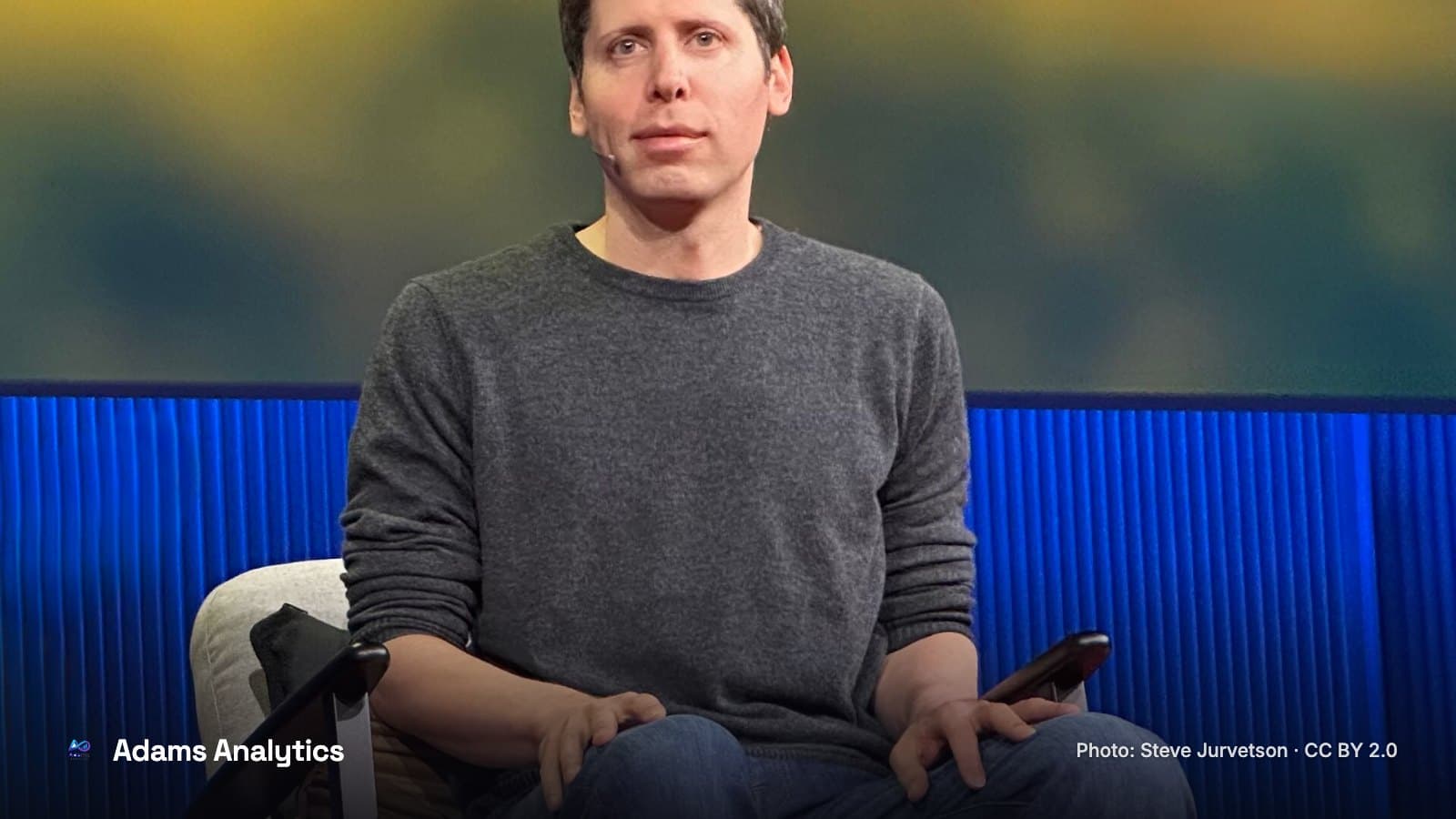 Sam Altman on stage at TED in Vancouver, April 2025
