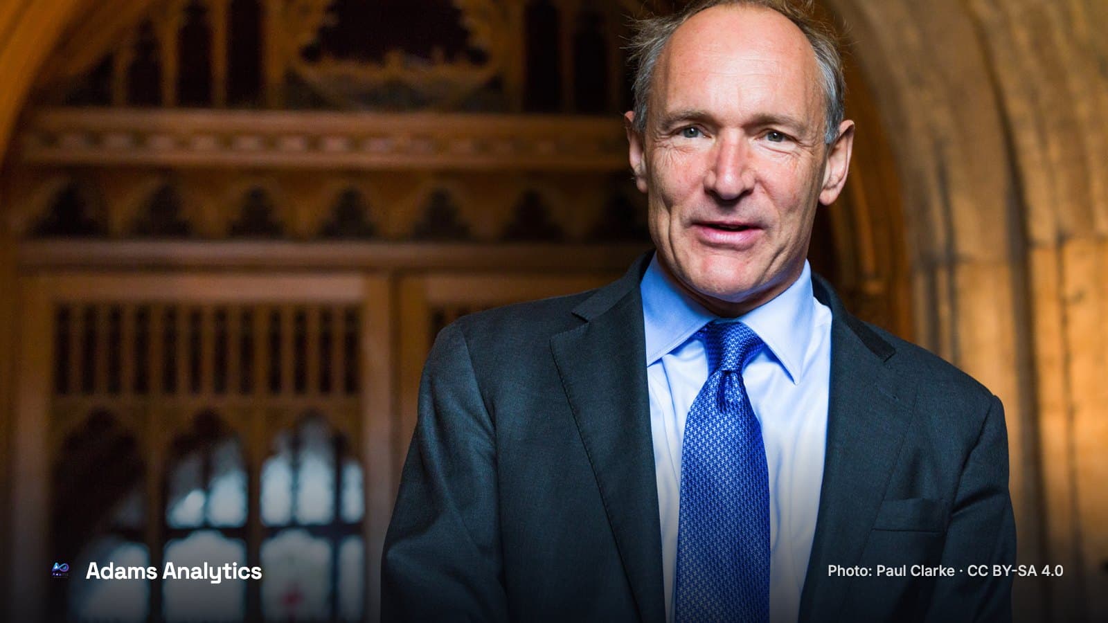 Sir Tim Berners-Lee, who invented the World Wide Web, photographed in 2014